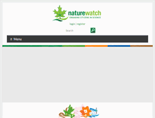 Tablet Screenshot of naturewatch.ca